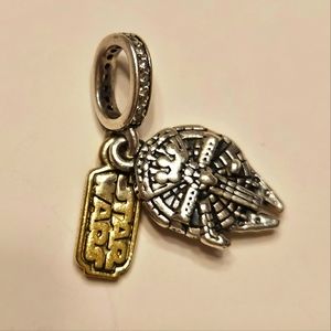 Pandora Sterling Silver Star Wars Millennium Falcon charm